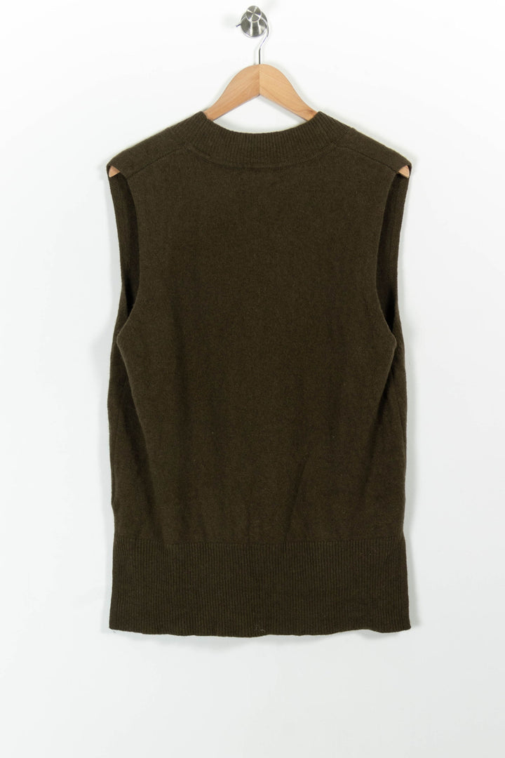 Pull Sans Manches Vert - Taille L/40 de la marque Maison 123 | PARAD100643 - Vendu par Paradigme - Image 4