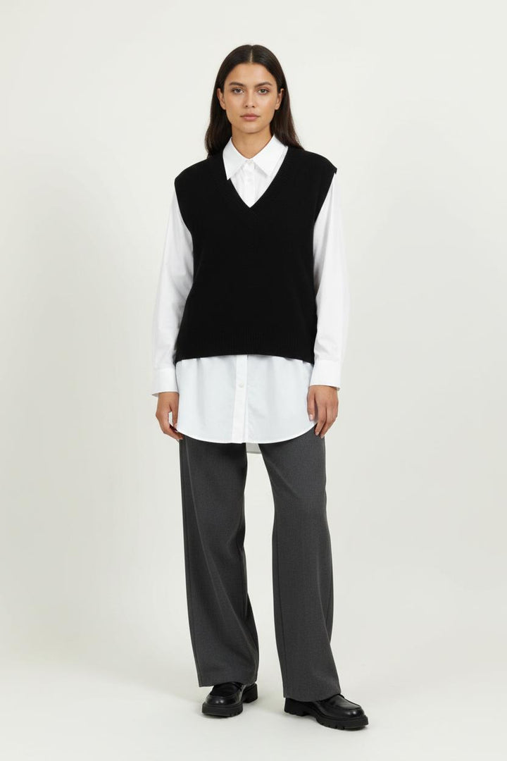 Pull Sans Manches Noir - Taille L/40 de la marque Maison 123 | PARAD100644 - Vendu par Paradigme - Image 1