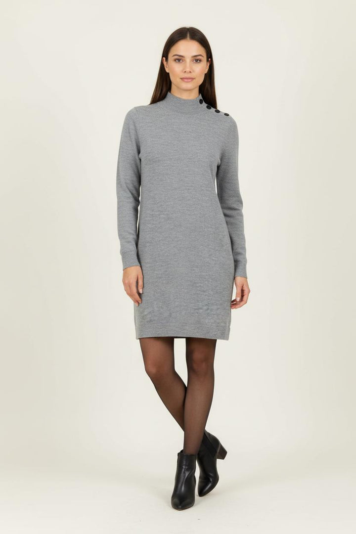 Robe Pull Grise - Taille M/38 de la marque Sézane | PARAD100648 - Vendu par Paradigme - Image 1