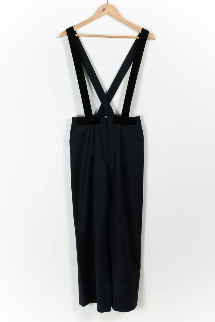 Pantalon À Bretelles Bleu - Taille S/36 de la marque Claudie Pierlot | PARAD100650 - Vendu par Paradigme - Image 2