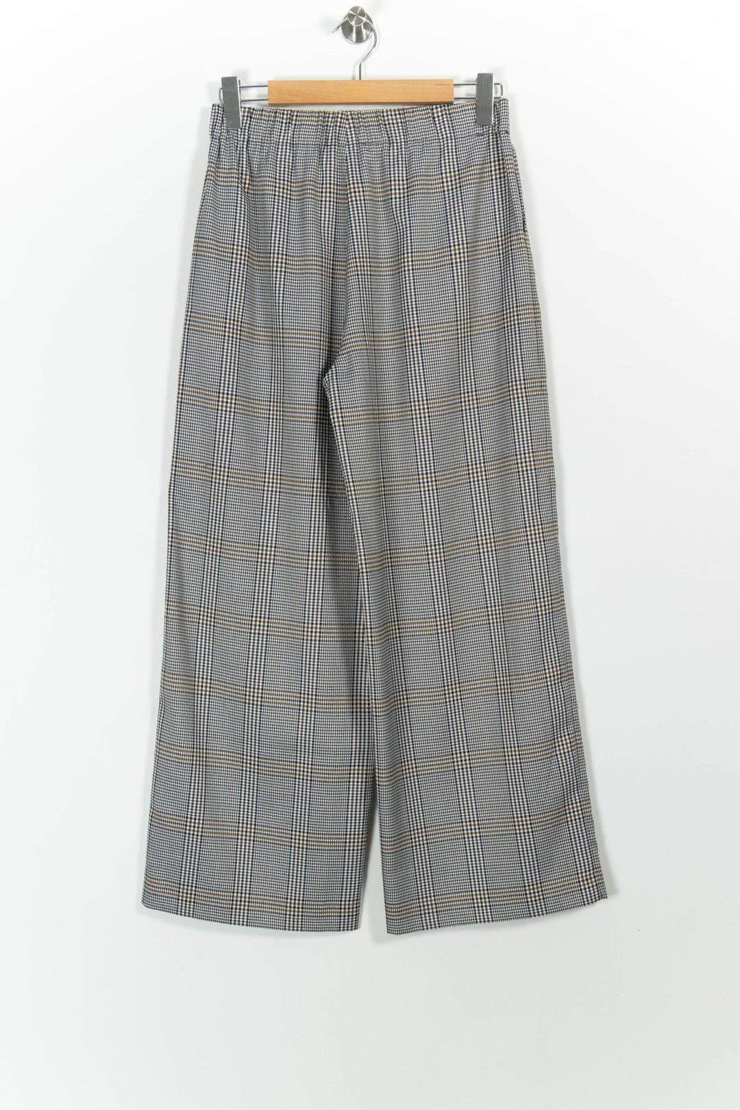 Pantalon Large Gris à Carreaux - Taille M/38 de la marque Maje | PARAD100652 - Vendu par Paradigme - Image 4