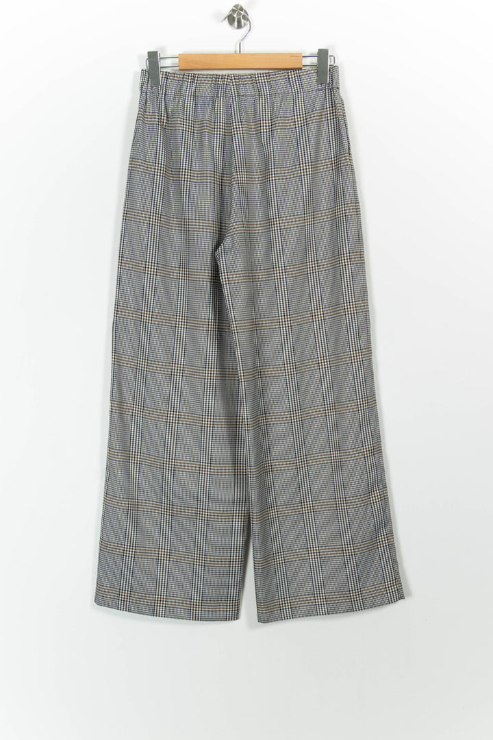 Pantalon Large Gris à Carreaux - Taille M/38 de la marque Maje | PARAD100652 - Vendu par Paradigme - Image 4