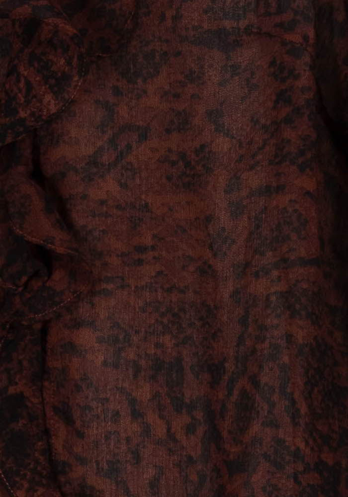 Blouse Bordeaux - Taille S/36 de la marque Grace & Mila | PARAD100654 - Vendu par Paradigme - Image 3