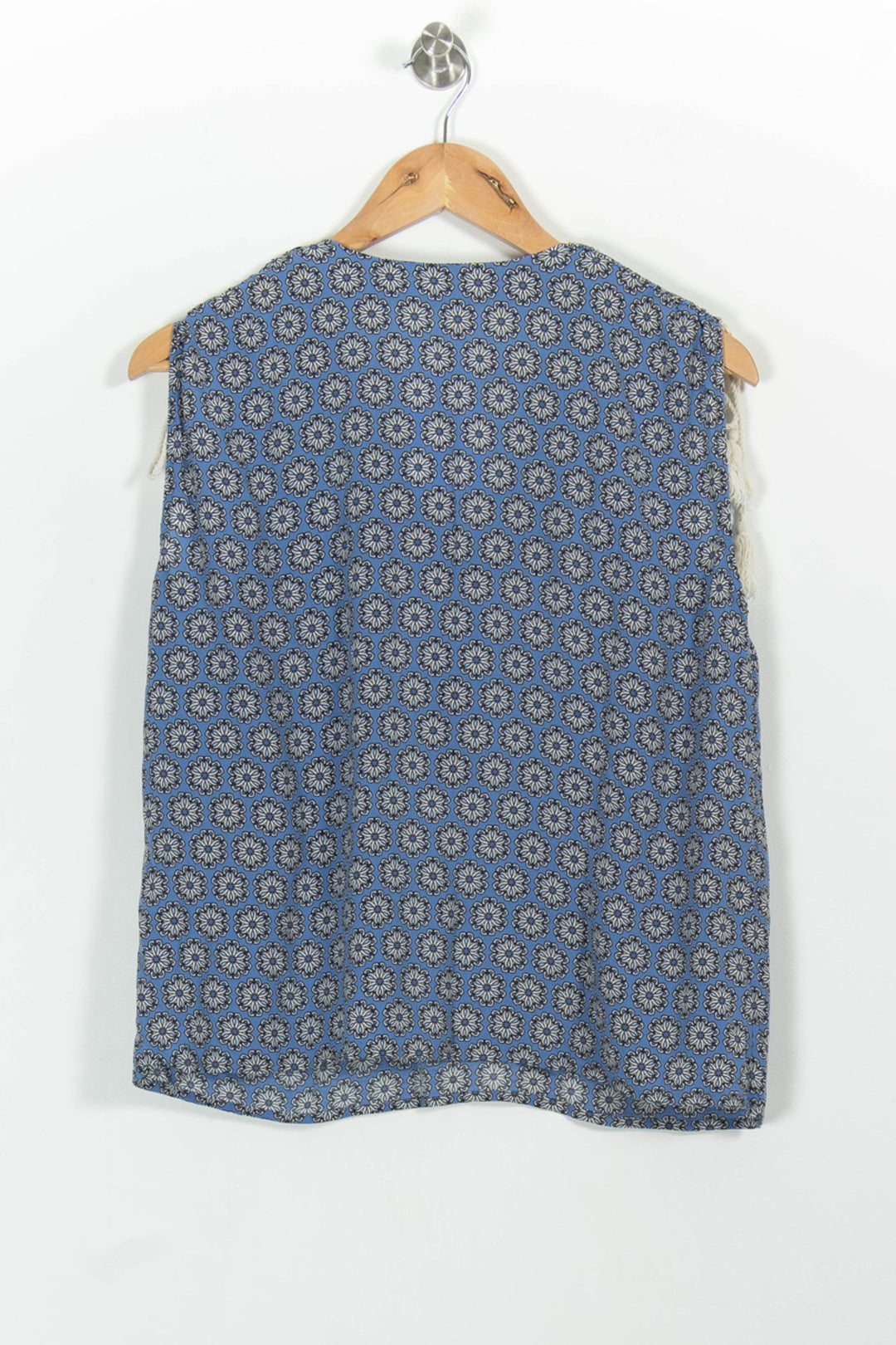 Blouse Bleue et Blanche - Taille S/36 de la marque La Fée Maraboutée | PARAD100663 - Vendu par Paradigme - Image 4