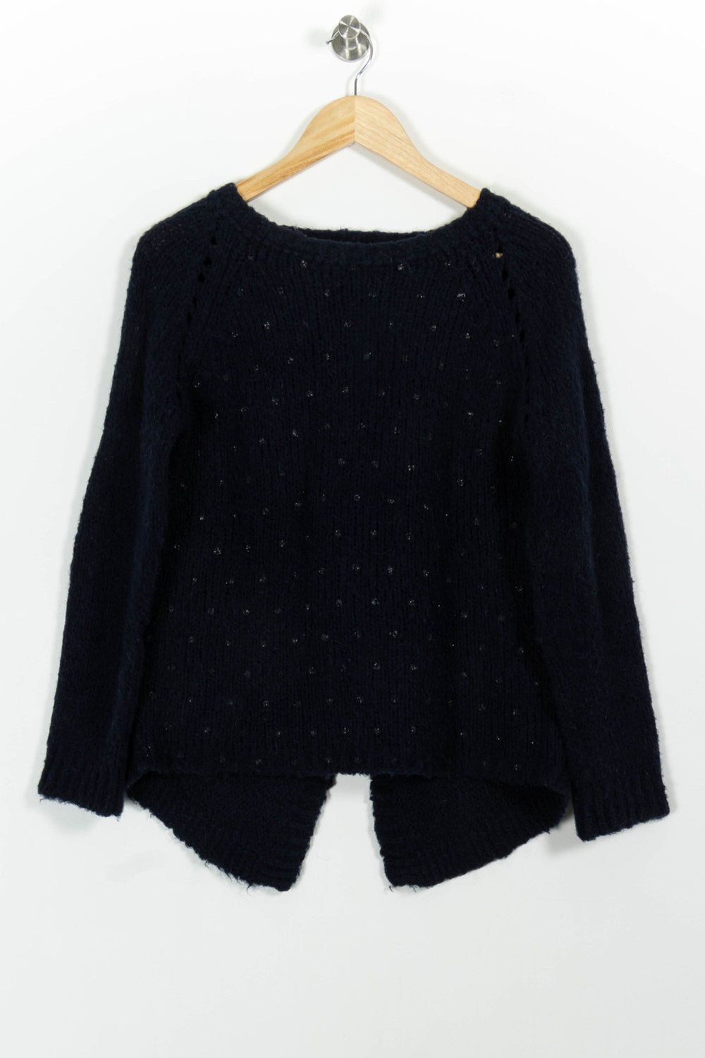 Pull Bleu - Taille S/36 de la marque La Fée Maraboutée | PARAD100669 - Vendu par Paradigme - Image 2