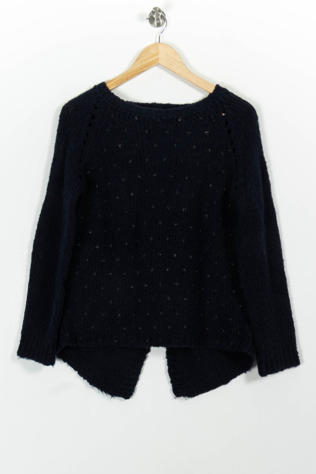 Pull Bleu - Taille S/36 de la marque La Fée Maraboutée | PARAD100669 - Vendu par Paradigme - Image 2