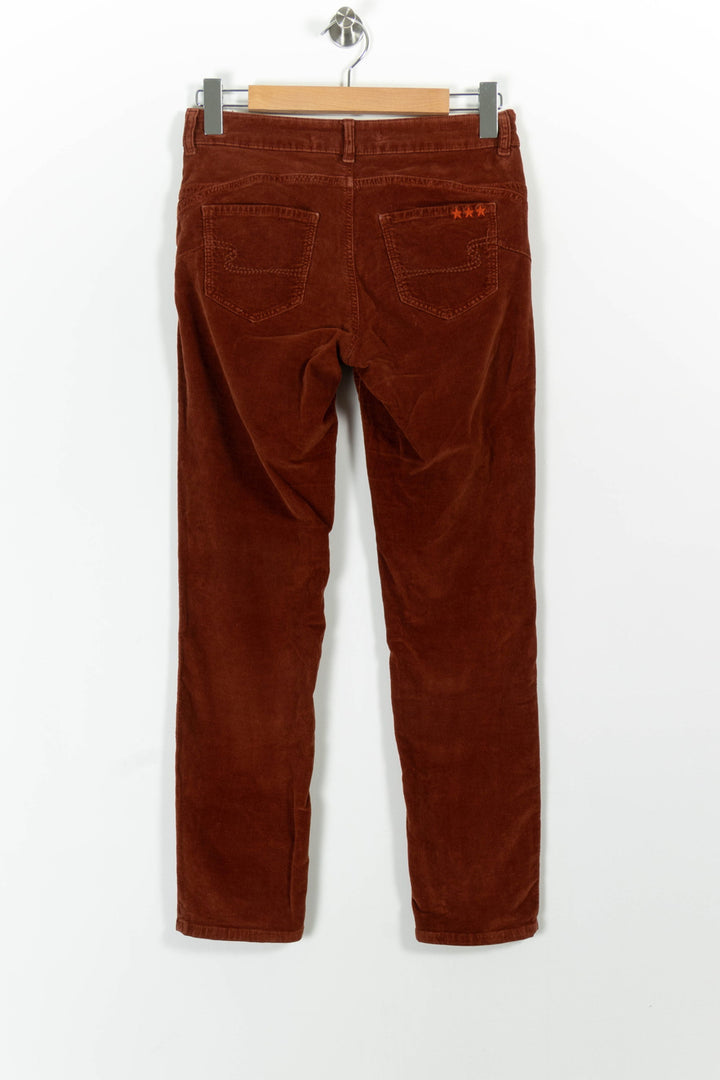 Pantalon Velours Marron - Taille M/38 de la marque Sud express | PARAD100670 - Vendu par Paradigme - Image 4