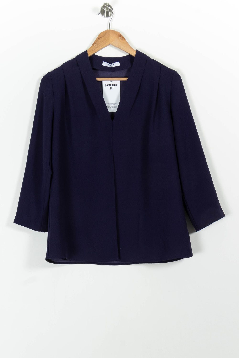 Blouse Bleue - Taille S/36 de la marque ZAPA | PARAD100675 - Vendu par Paradigme - Image 2