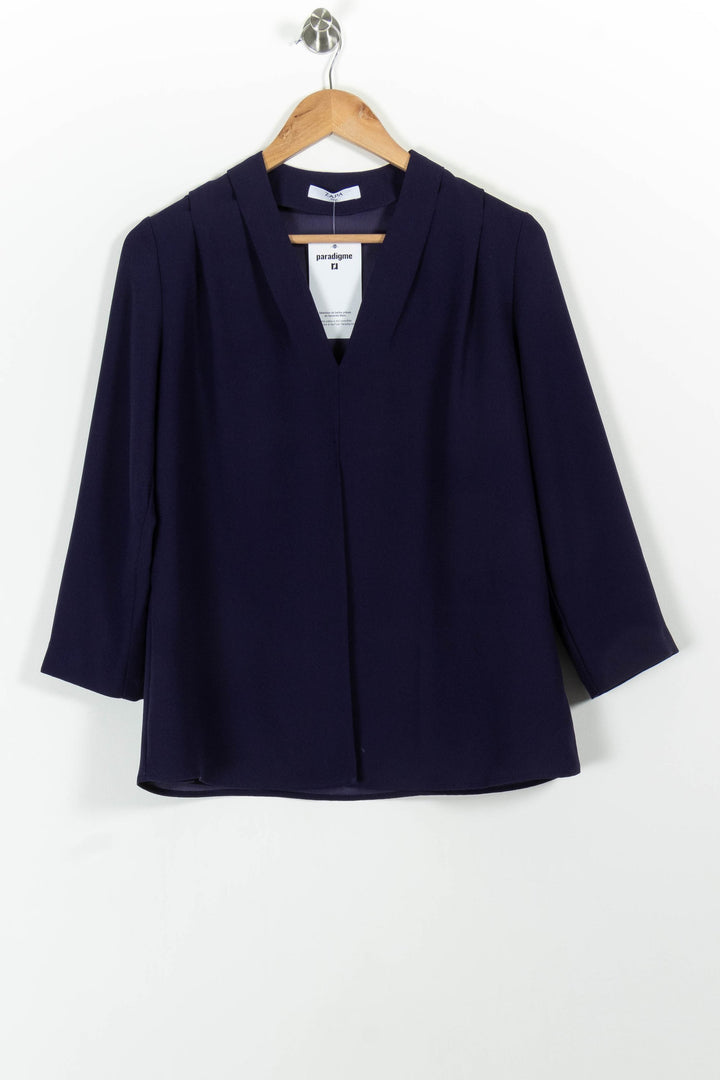 Blouse Bleue - Taille S/36 de la marque ZAPA | PARAD100675 - Vendu par Paradigme - Image 2