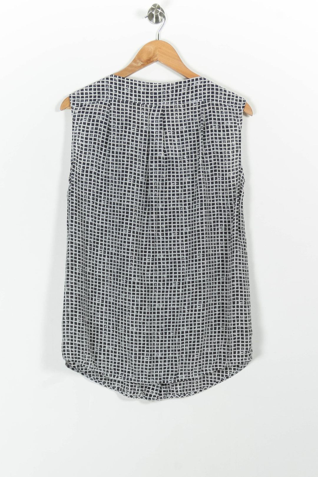 Blouse Sans Manches Noire et Blanche - Taille M/38 de la marque Weekend Max Mara | PARAD100676 - Vendu par Paradigme - Image 4