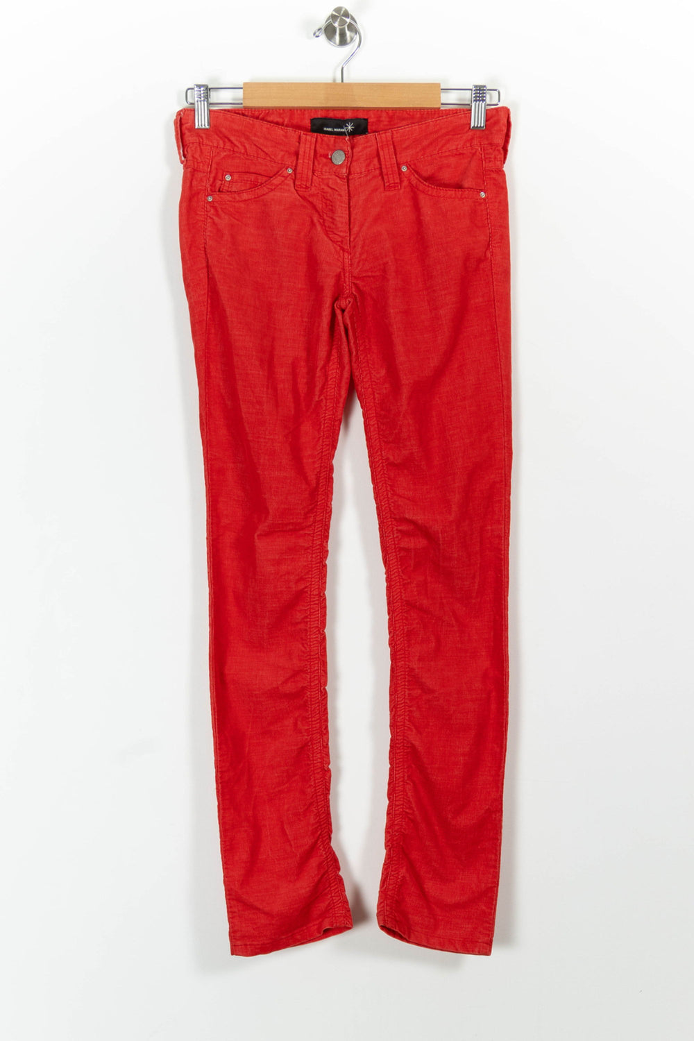 Jean Rouge - Taille XS/34 de la marque Isabel Marant étoile | PARAD100678 - Vendu par Paradigme - Image 2
