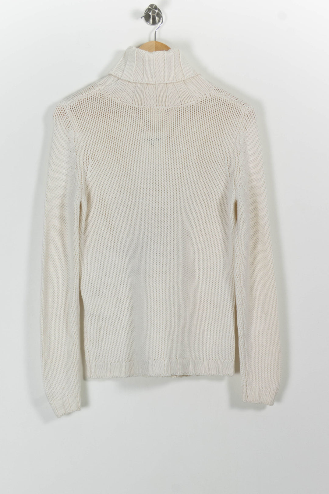 Pull Col Roulé Blanc - Taille S/36 de la marque Maison 123 | PARAD100679 - Vendu par Paradigme - Image 4