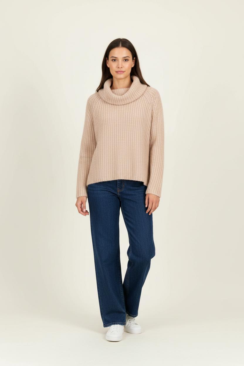 Pull Rose - Taille XS/34 de la marque La Fée Maraboutée | PARAD100680 - Vendu par Paradigme - Image 1