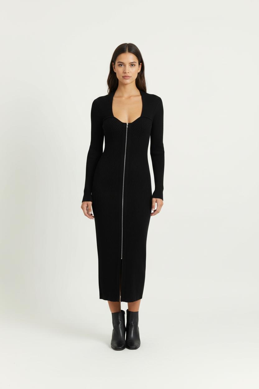 Robe Longue Noire - Taille M/38 de la marque Isabel Marant | PARAD100685 - Vendu par Paradigme - Image 1