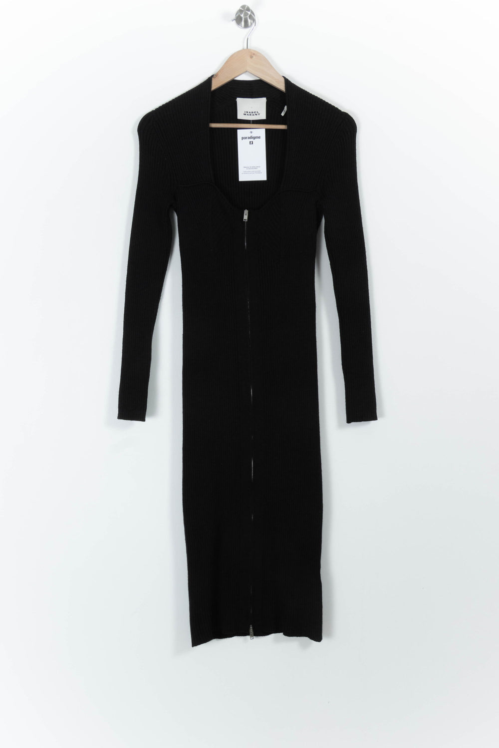 Robe Longue Noire - Taille M/38 de la marque Isabel Marant | PARAD100685 - Vendu par Paradigme - Image 2