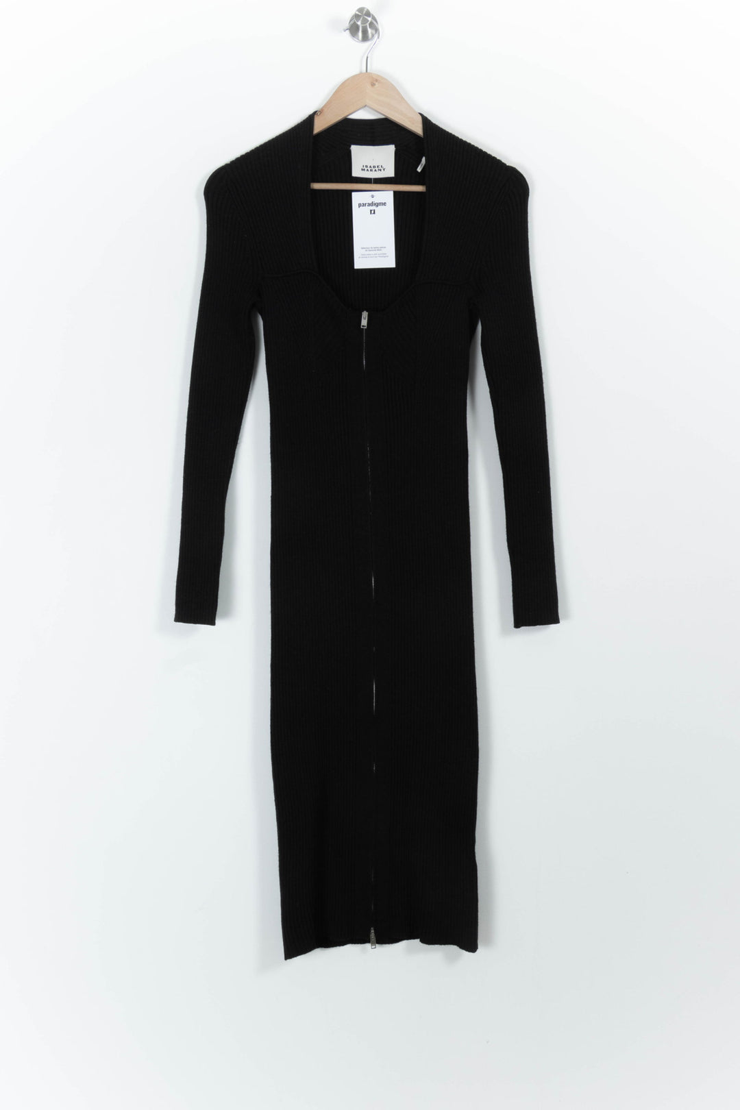Robe Longue Noire - Taille M/38 de la marque Isabel Marant | PARAD100685 - Vendu par Paradigme - Image 2