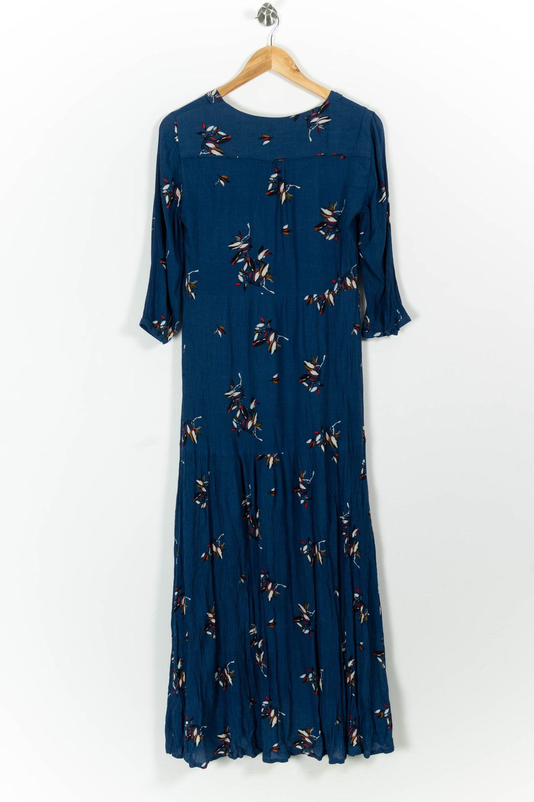 Robe Longue Bleue - Taille M/38 de la marque Caroll | PARAD100690 - Vendu par Paradigme - Image 4