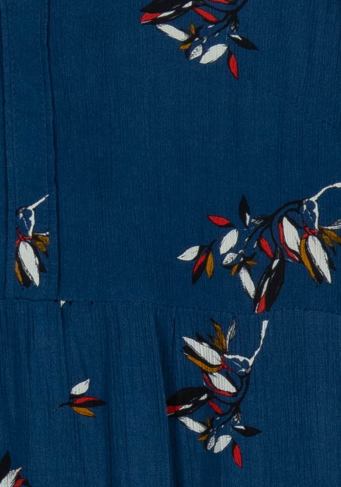 Robe Longue Bleue - Taille M/38 de la marque Caroll | PARAD100690 - Vendu par Paradigme - Image 3