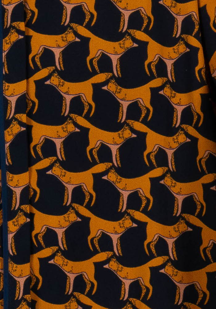 Chemise Noire et Orange - Taille M/38 de la marque La Redoute Collections | PARAD100691 - Vendu par Paradigme - Image 3