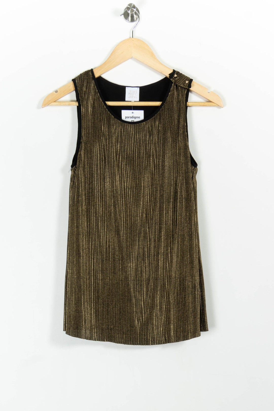 Débardeur Doré - Taille XS/34 de la marque Karl Marc John | PARAD100697 - Vendu par Paradigme - Image 2