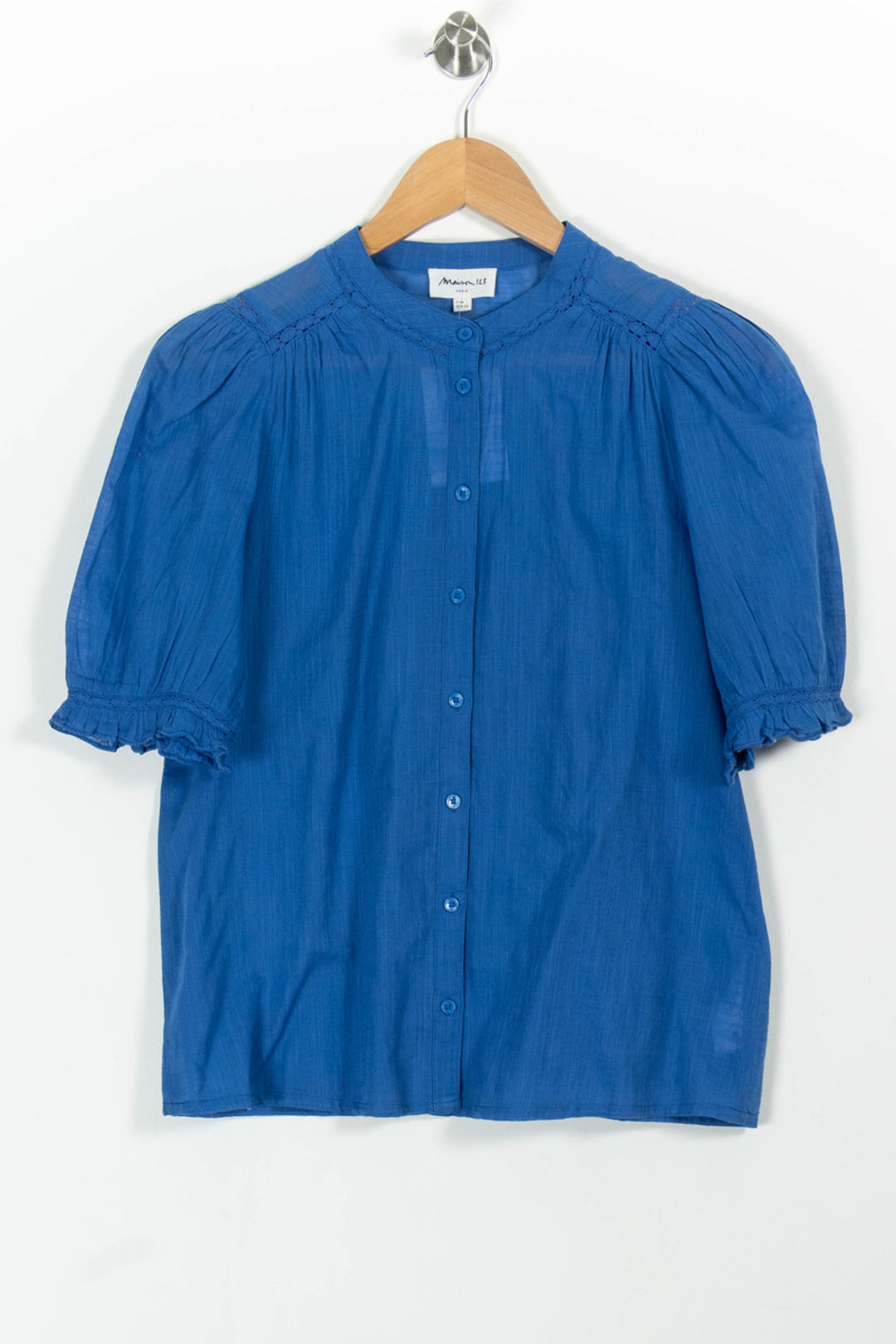 Blouse Bleue - Taille S/36 de la marque Maison 123 | PARAD100703 - Vendu par Paradigme - Image 2