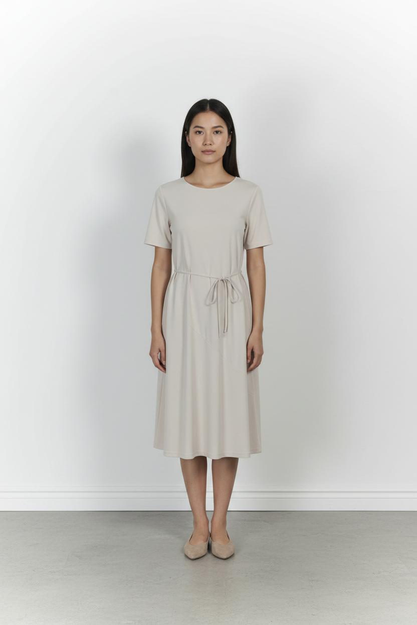 Robe Ceinturée Beige - Taille M/38 de la marque Filippa K | PARAD100712 - Vendu par Paradigme - Image 1