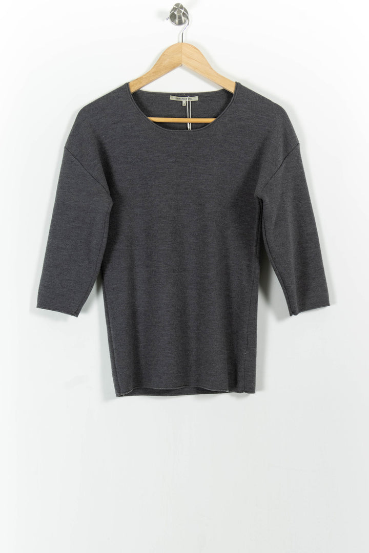 Pull Gris - Taille M/38 de la marque Gerard Darel | PARAD100714 - Vendu par Paradigme - Image 2