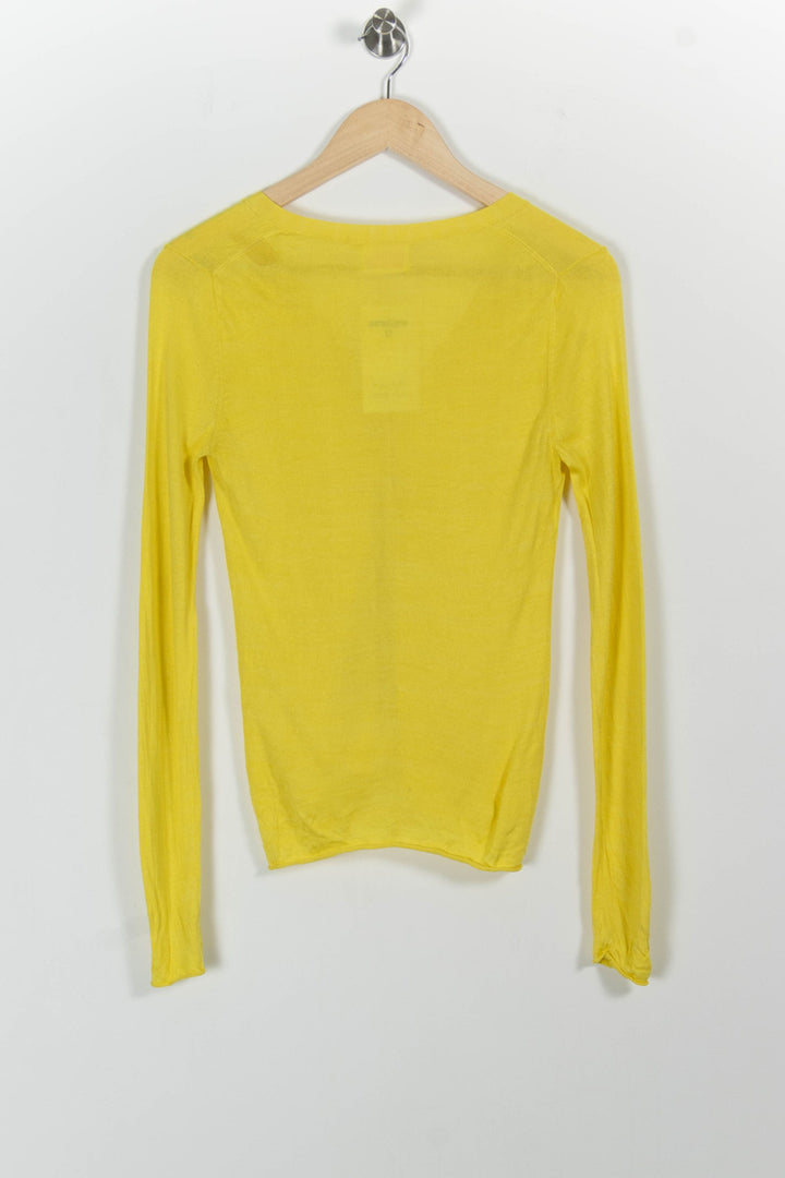 Cardigan Jaune - Taille M/38 de la marque From Future | PARAD100715 - Vendu par Paradigme - Image 4
