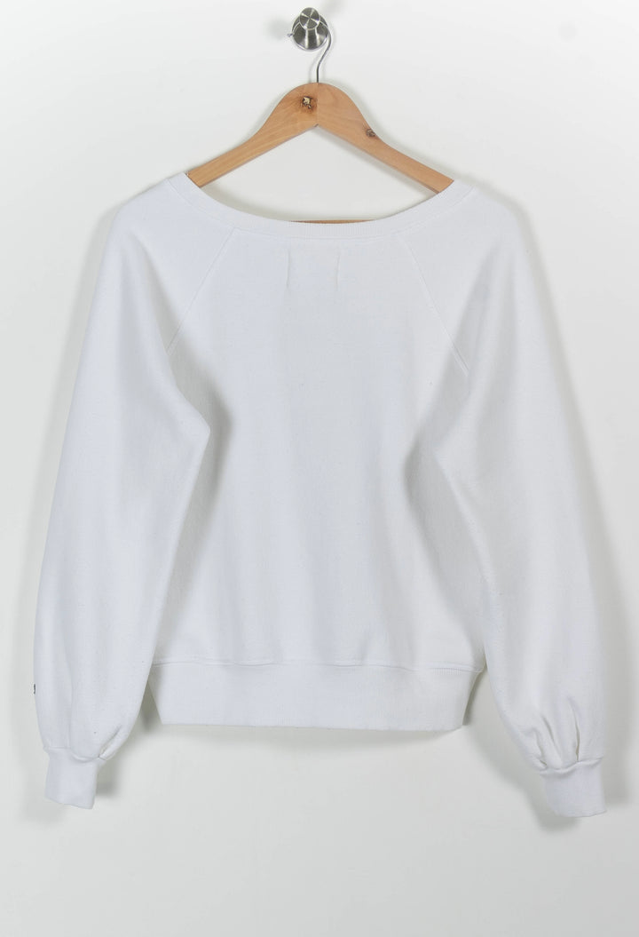 Sweat Blanc - Taille M/38 de la marque Léon & Harper | PARAD100723 - Vendu par Paradigme - Image 4