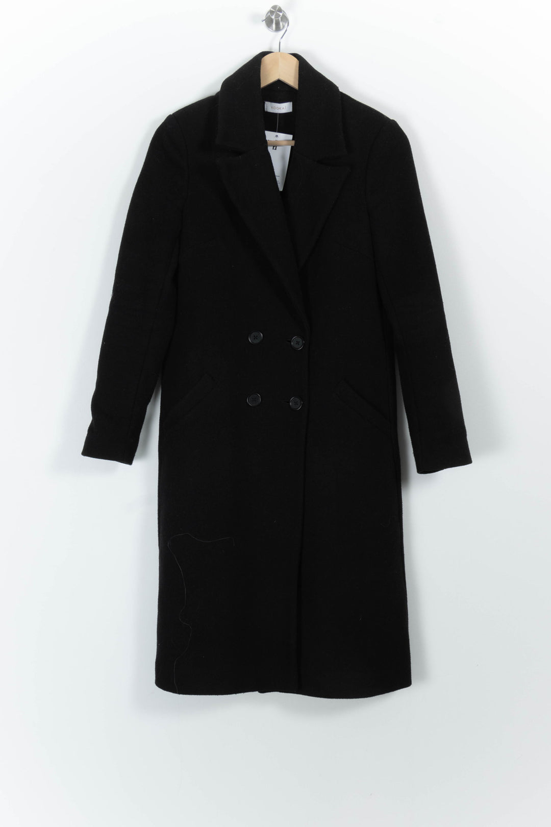 Manteau Noir - Taille XS/34 de la marque Kookai | PARAD100726 - Vendu par Paradigme - Image 2