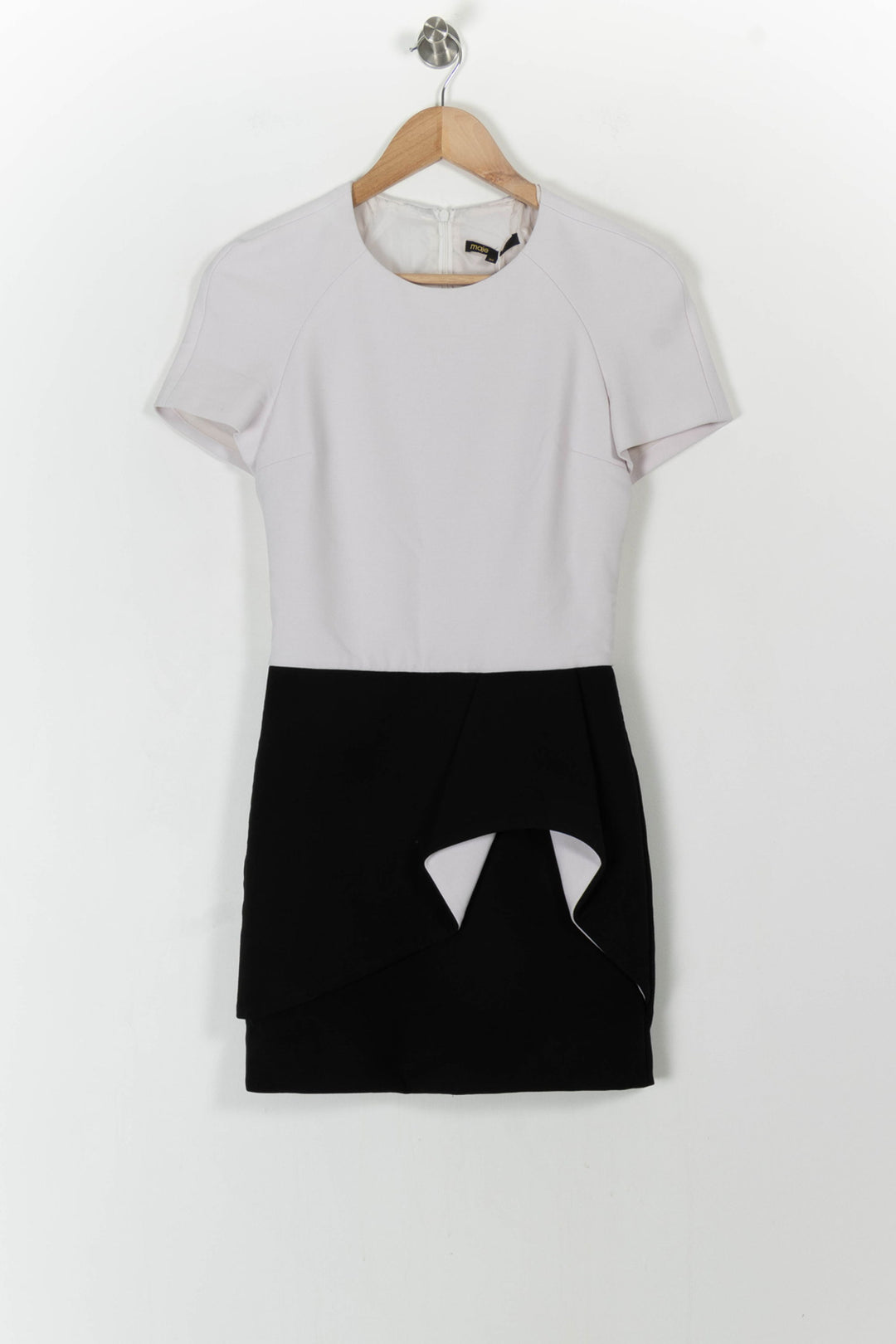 Robe Courte Blanche et Noire - Taille S/36 de la marque Maje | PARAD100727 - Vendu par Paradigme - Image 2