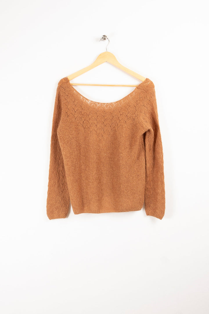 Basic brown sweater - Size L/40