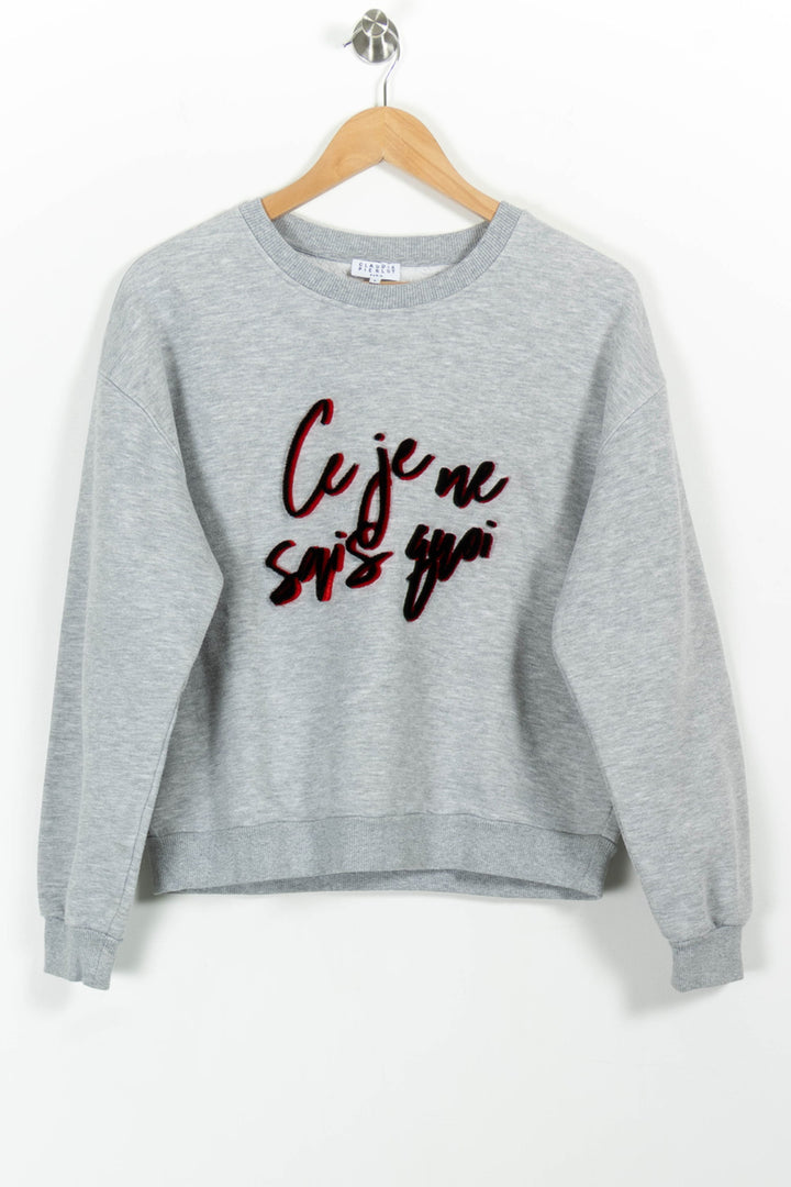 Sweatshirt Gris - Taille M/38 de la marque Claudie Pierlot | PARAD100740 - Vendu par Paradigme - Image 2
