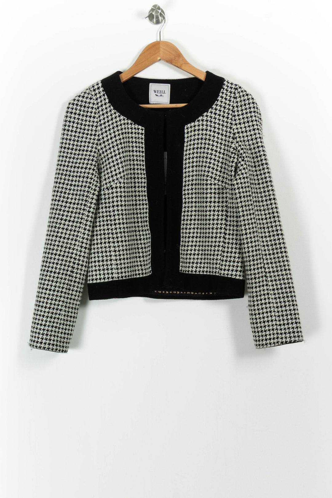 Veste Courte Noire et Blanche - Taille M/38 de la marque Weill | PARAD100745 - Vendu par Paradigme - Image 2