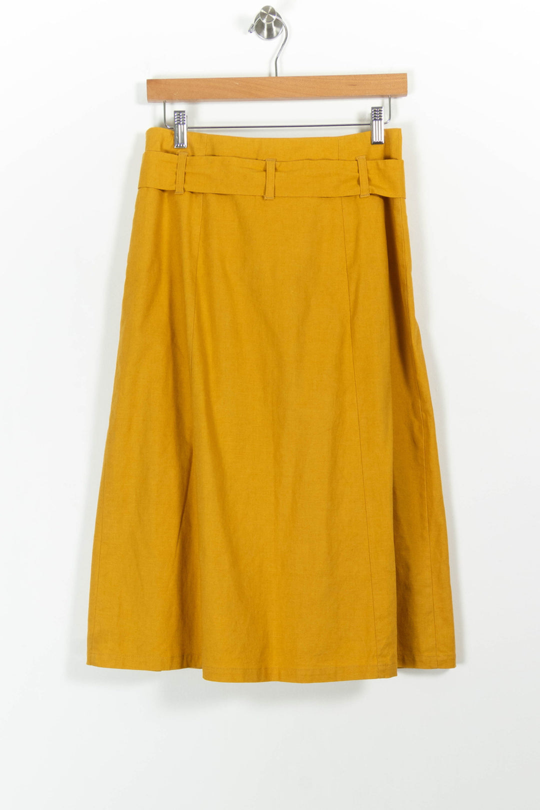 Jupe Midi Jaune - Taille M/38 de la marque Sézane | PARAD100748 - Vendu par Paradigme - Image 4