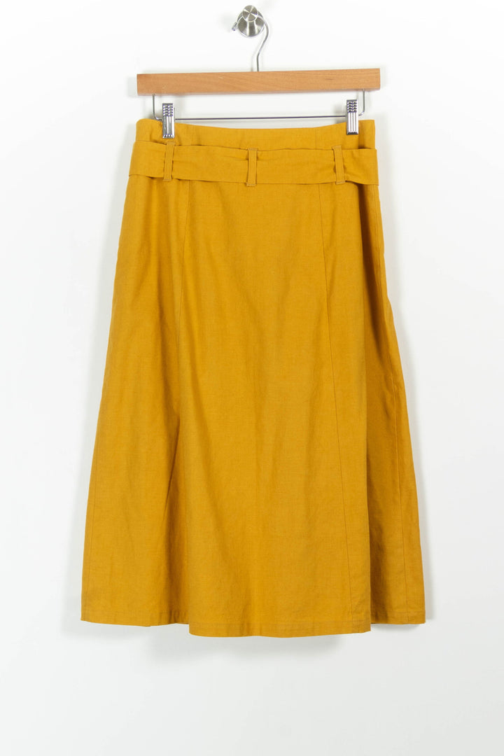 Jupe Midi Jaune - Taille M/38 de la marque Sézane | PARAD100748 - Vendu par Paradigme - Image 4
