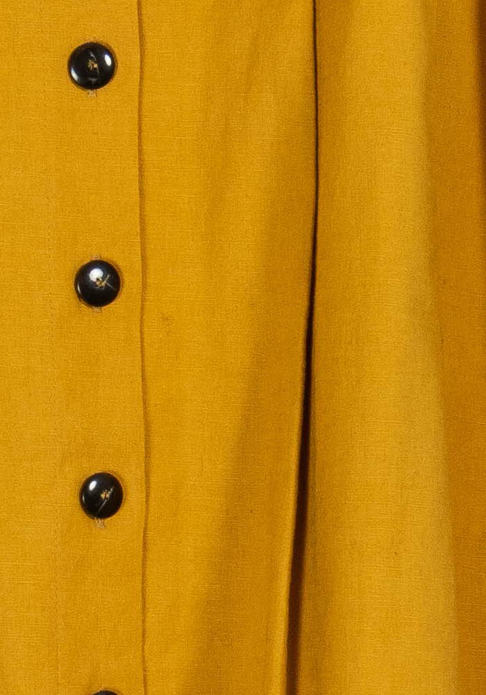 Jupe Midi Jaune - Taille M/38 de la marque Sézane | PARAD100748 - Vendu par Paradigme - Image 3