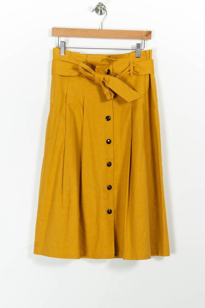 Jupe Midi Jaune - Taille M/38 de la marque Sézane | PARAD100748 - Vendu par Paradigme - Image 2