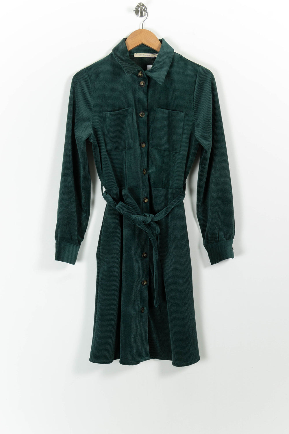 Robe Chemise Verte - Taille M/38 de la marque La Fée Maraboutée | PARAD100752 - Vendu par Paradigme - Image 2