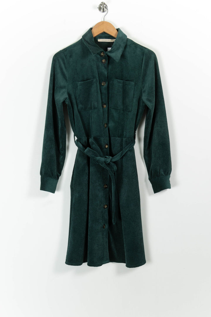 Robe Chemise Verte - Taille M/38 de la marque La Fée Maraboutée | PARAD100752 - Vendu par Paradigme - Image 2