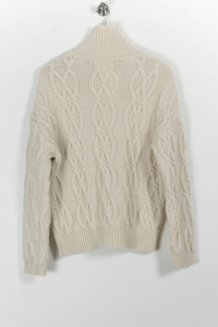 Cardigan Écru - Taille M/38 de la marque Maison 123 | PARAD100753 - Vendu par Paradigme - Image 4
