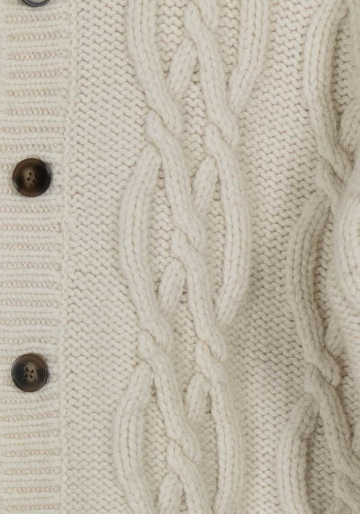 Cardigan Écru - Taille M/38 de la marque Maison 123 | PARAD100753 - Vendu par Paradigme - Image 3