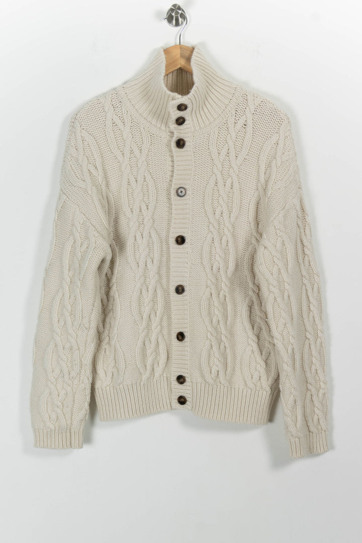 Cardigan Écru - Taille M/38 de la marque Maison 123 | PARAD100753 - Vendu par Paradigme - Image 2