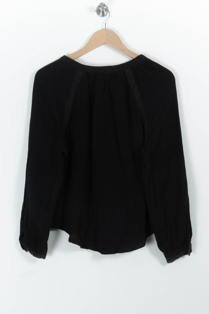 Blouse Noire - Taille L/40 de la marque SAAJ | PARAD100754 - Vendu par Paradigme - Image 4