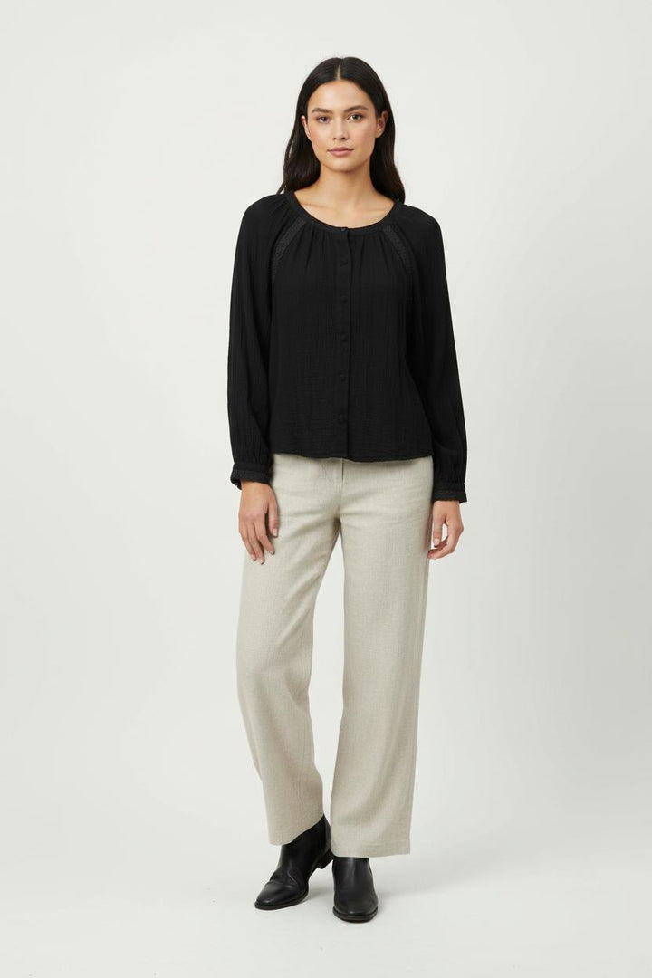 Blouse Noire - Taille L/40 de la marque SAAJ | PARAD100754 - Vendu par Paradigme - Image 1