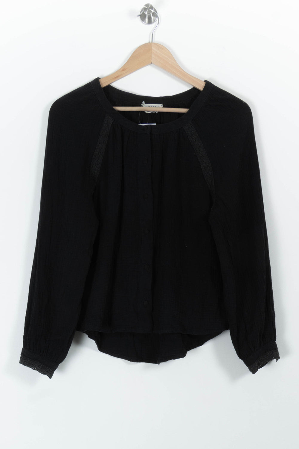 Blouse Noire - Taille L/40 de la marque SAAJ | PARAD100754 - Vendu par Paradigme - Image 2