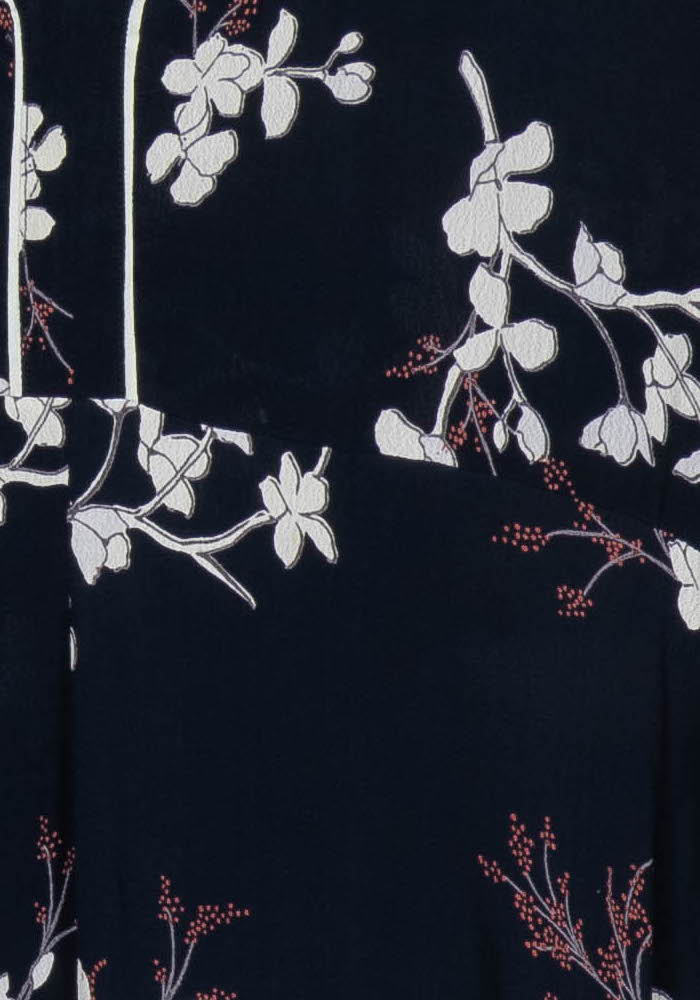 Robe Midi Bleu Marine et Blanche - Taille M/38 de la marque Stella Forest | PARAD100756 - Vendu par Paradigme - Image 3