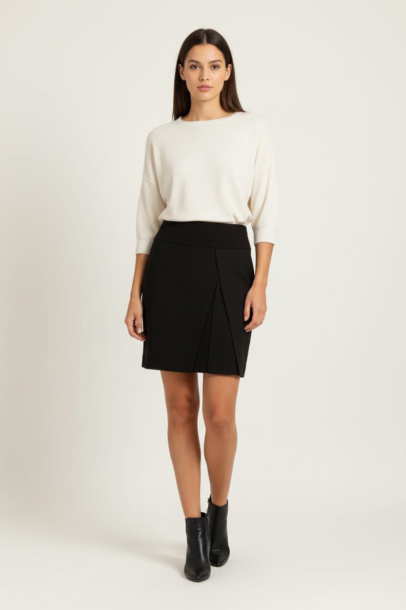 Jupe Courte Noire - Taille XS/34 de la marque Comptoir des Cotonniers | PARAD100763 - Vendu par Paradigme - Image 1