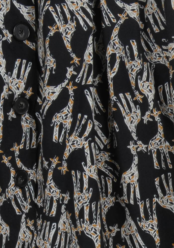 Jupe Midi Noire et Blanche - Taille S/36 de la marque Caroll | PARAD100767 - Vendu par Paradigme - Image 3