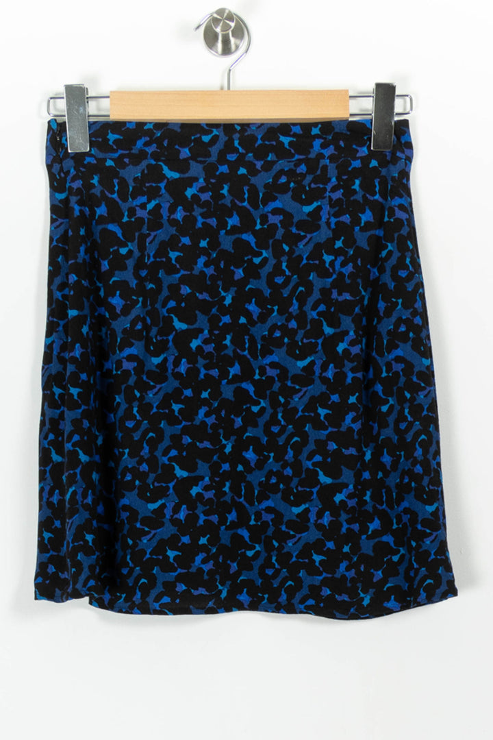 Jupe Courte Bleue et Noire - Taille S/36 de la marque Kookai | PARAD100777 - Vendu par Paradigme - Image 4